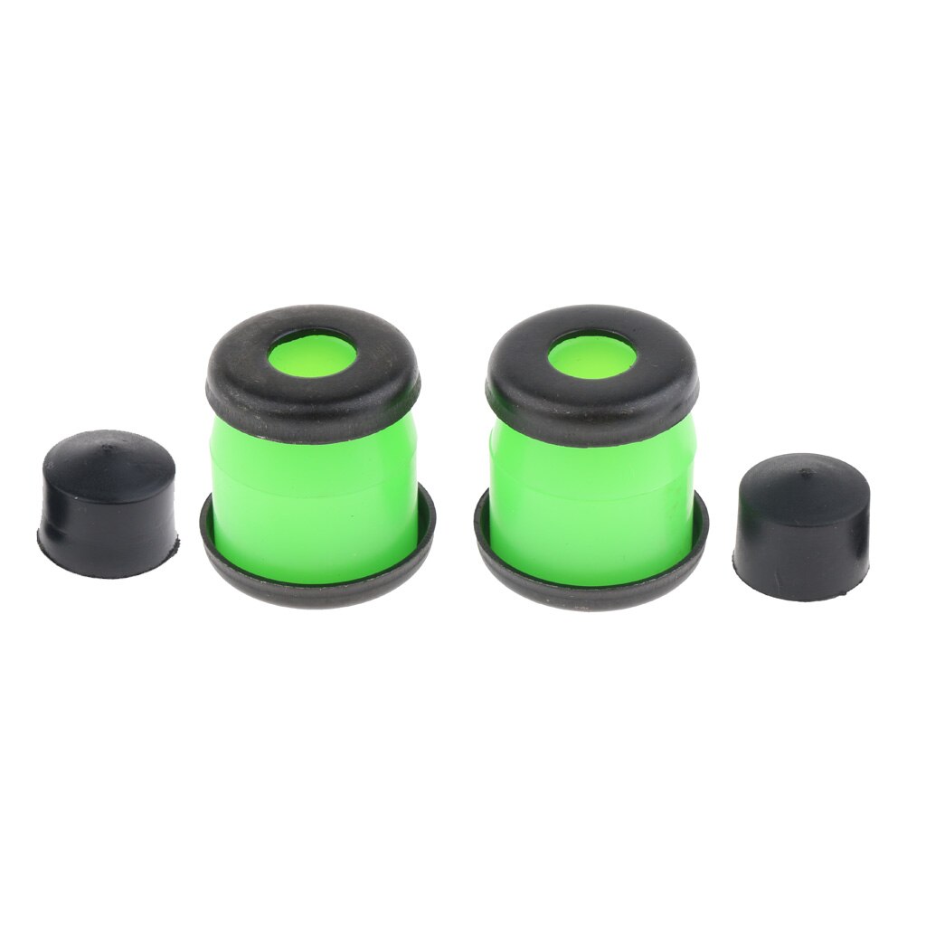 Remplacement Skateboard Bagues PU Cylindre Conique Camion Bague Rondelles Skateboard Kit de Reconstruction Camion Bagues Ensemble: 5in Green