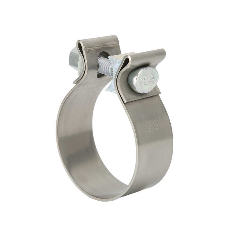 Exhaust Clamp Muffler Clamp Sturdy Rustproof for Header for Manifold for Downpipe: 2.5 inches