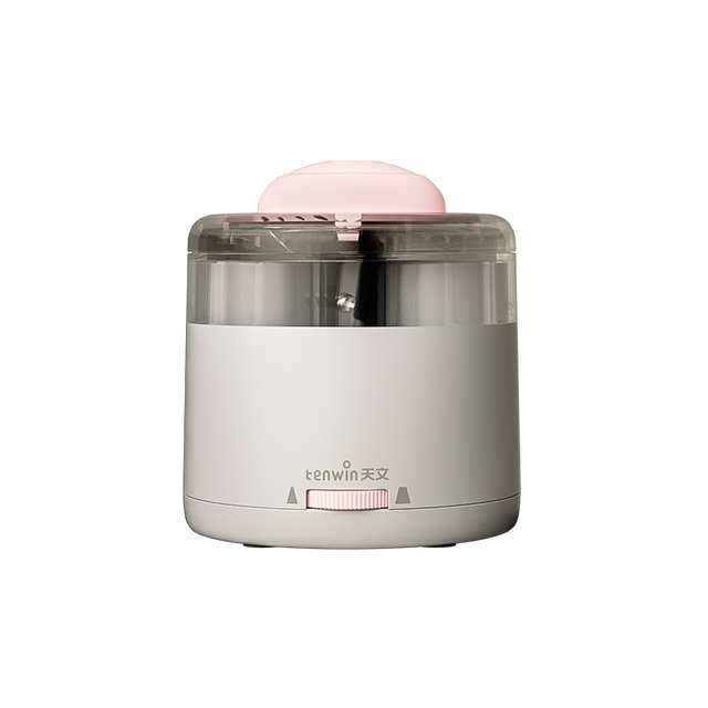 Tenwin-sacapuntas eléctrico automático para lápices de colores, afilador mecánico para oficina, suministros escolares, papelería,: naranja