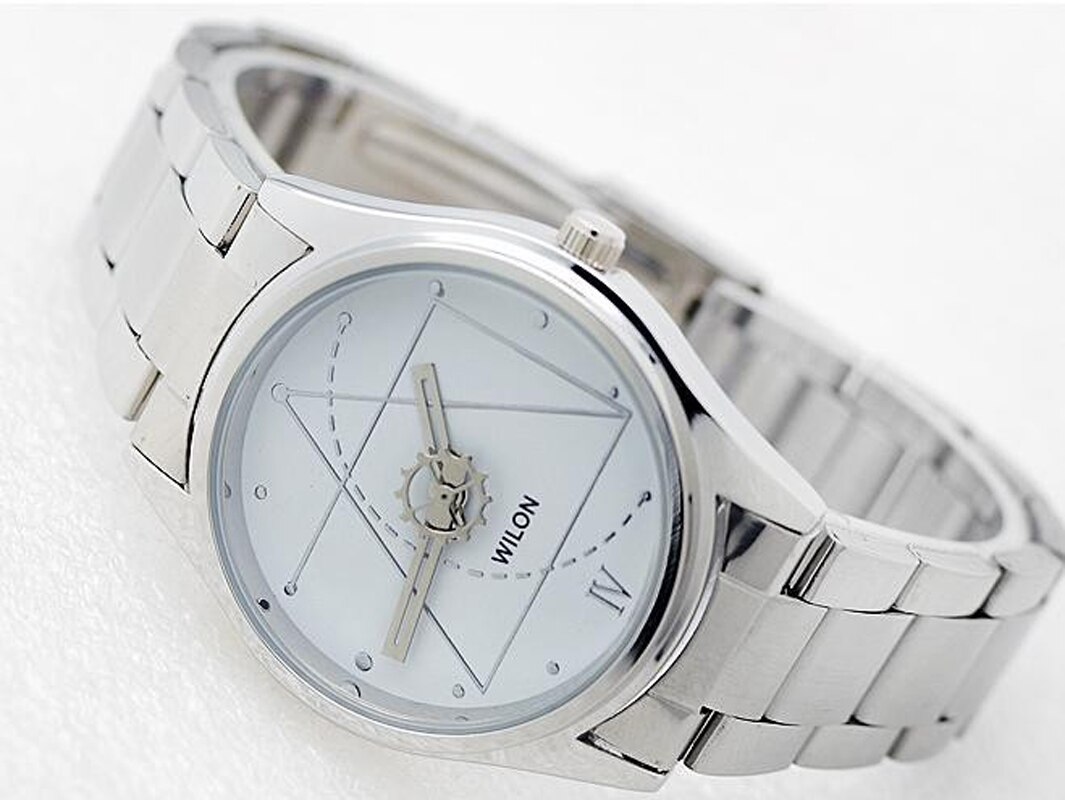 CHINO WILON – montre de Couple pour amoureux, à Quartz analogique, en acier inoxydable, Code Da Vinci, 2318G,: White Dial Lady Size