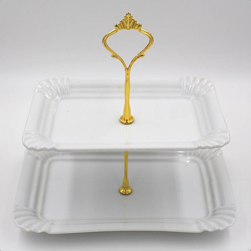 Juego de utensilios de cocina de aleación de Zinc, de corona, herramientas de decoración de pasteles multifunción, soporte para pasteles, frutas, suministros para colocar