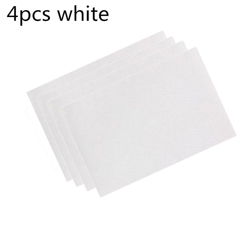 1pc/4 stuks koelkastmatten antifouling schimmel vocht op maat gemaakte matten koelkastmatten waterdichte siliconen mat geurvrij: 4 stuks 45 x 29cm wit