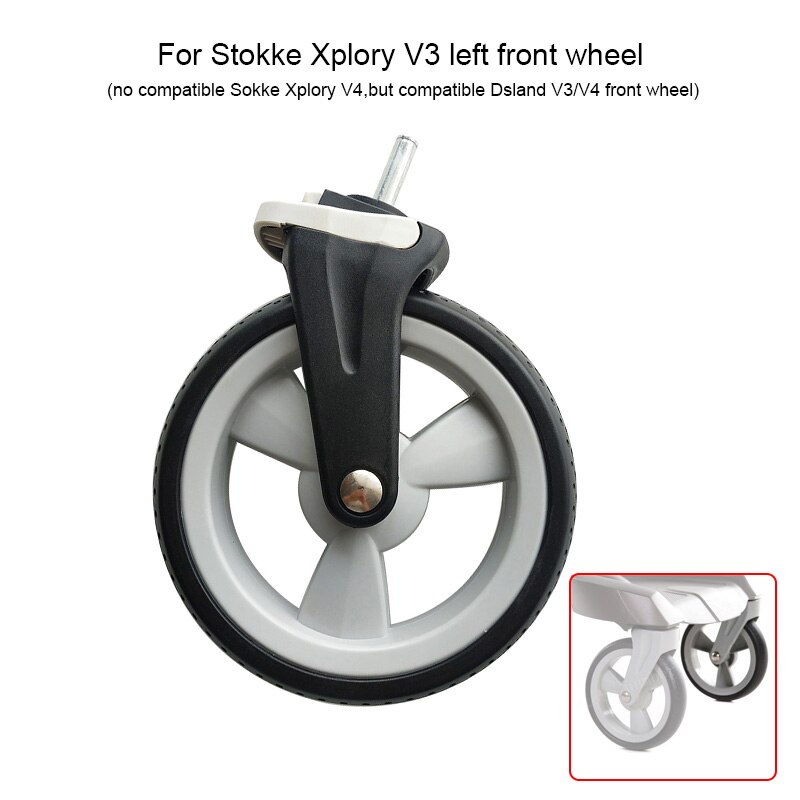 Barnevogn hjul kompatible med dsland serien stokke hjul xplory  v3 v4 v5 v6 baby trille hjul babyvogn barnevogn tilbehør