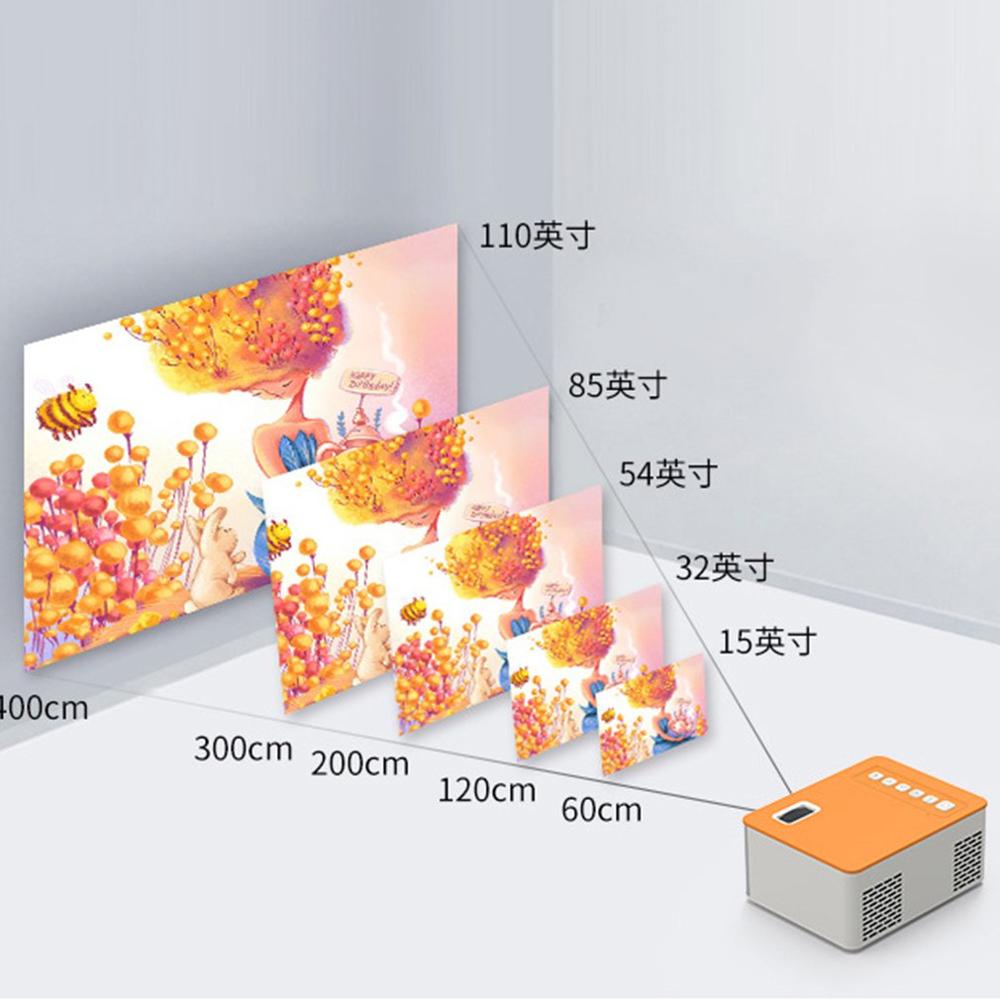 Mini Projector Portable Home Cinema for Video Portable LED Proyector for Phone 1080P 3D 4K Beamer