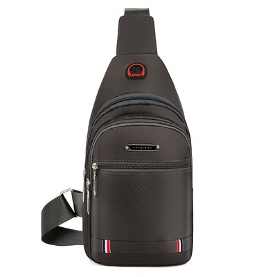 men shopping chest packs solid male solid small Multi-use chest bags All-match Casual oxford shoulder carrier