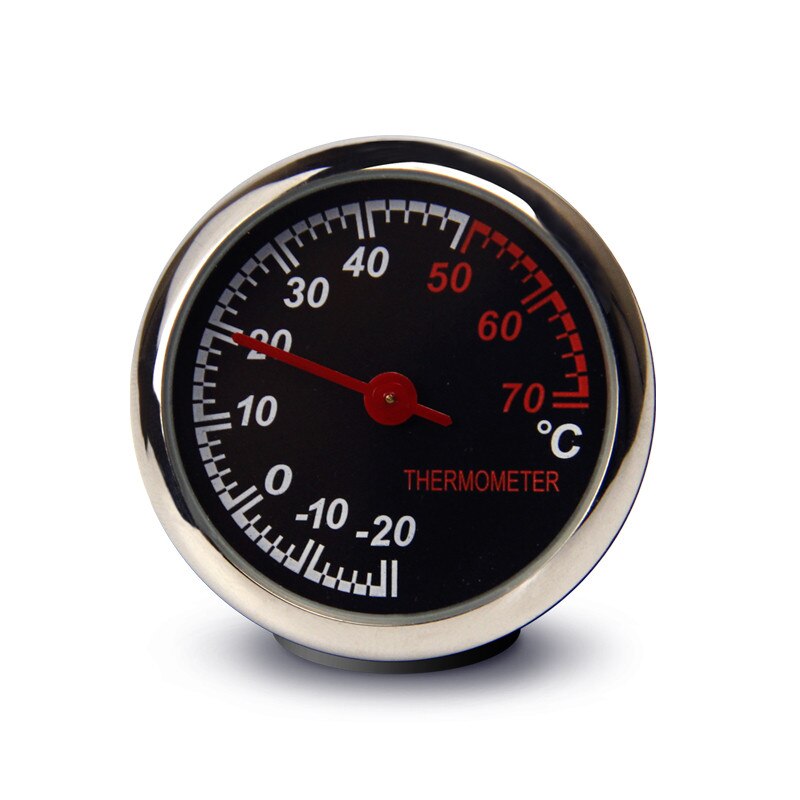 Mini reloj luminoso para coche, termómetro, higrómetro, reloj de cuarzo Interior para coche, accesorios automotrices, tablero de instrumentos, decoración para coche,: thermometer 1