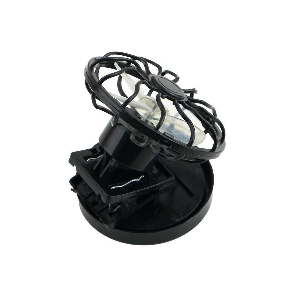 Ventilador de celda de energía Solar con Clip, Panel de energía Solar de refrigeración, portátil, fresco, negro, para viaje, pesca, escalada, Verano
