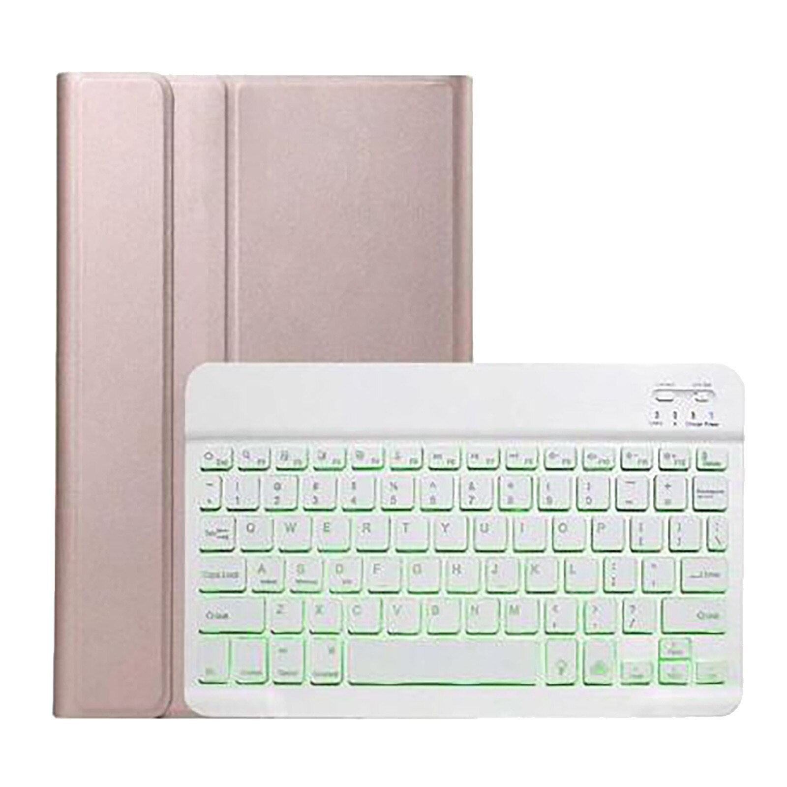 Funda para teclado inalámbrico retroiluminado, para Lenovo Tab M10 FHD Plus 10,3 tb-x606f TB-X606X, Funda tipo libro con soporte para tableta: H For M10 FHD Plus