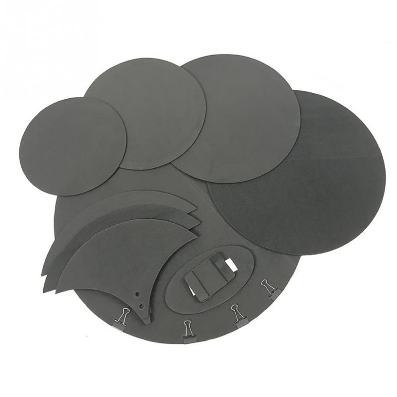 10 Pcs/1 Set Professionele En Praktische Rack Drum Mute Pad Drum Pad Rubber Foam Bass Drum Mute Praktijk pad