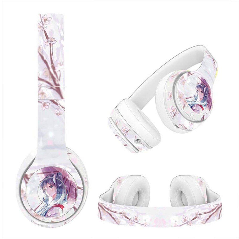 For Beats Studio 2 3 Wireless Headphone Sticker Protective Wrap Cover Vinyl Decal Skin for Studio 3 Bluetooth Headphone sticker: TN- Studio2or3-0321