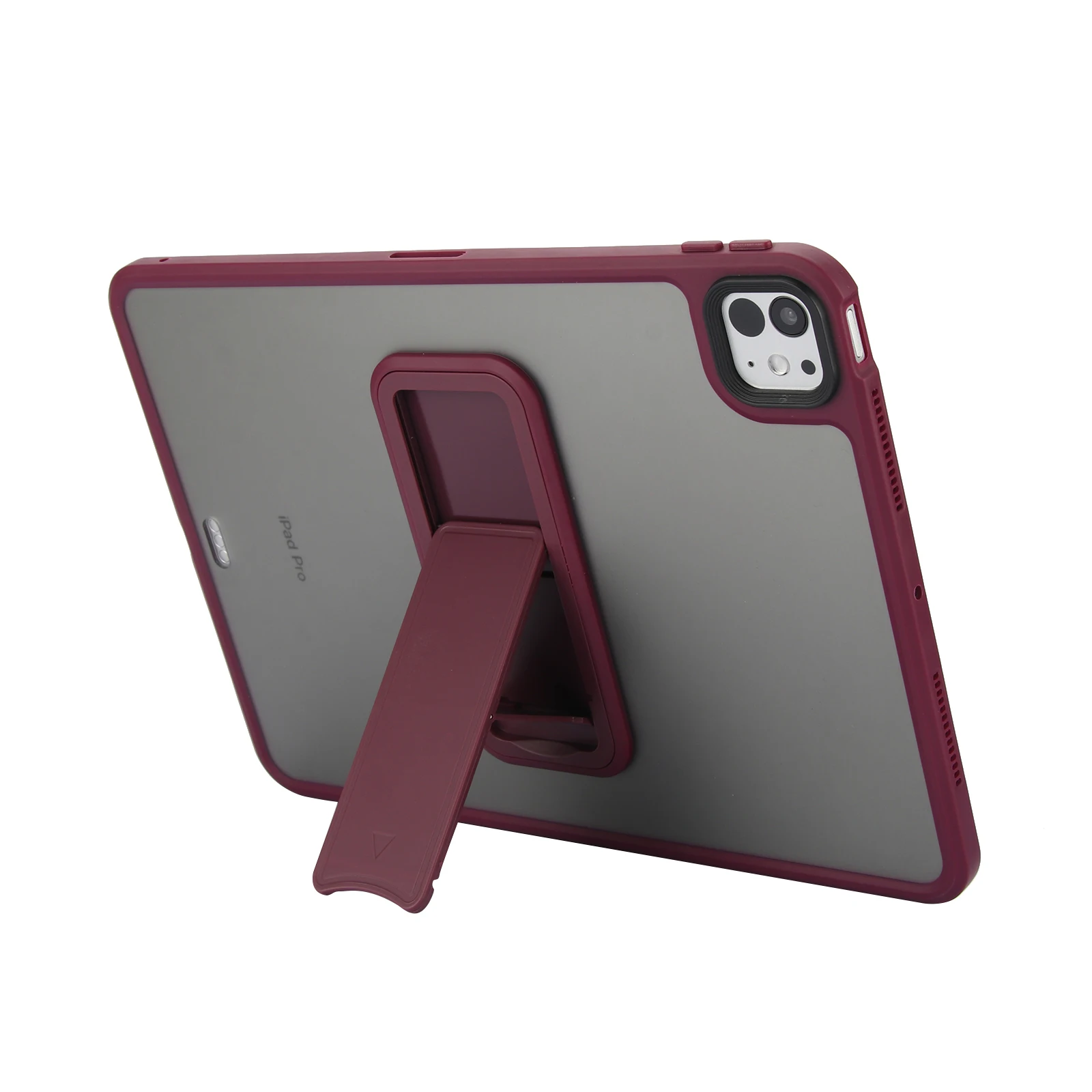 Stand Case Voor iPad Pro Air 2024 Gevallen 4 5 6 7 8 9e 10e Generatie Matte Doorschijnend 10.2 10.9 11 inch Mini Kickstand Cover