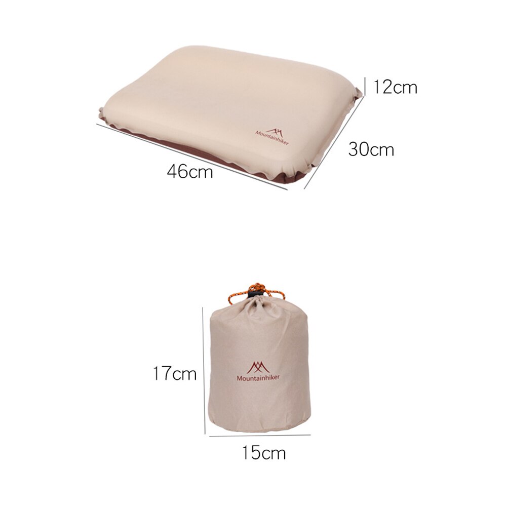 Inflatable Air Pillow Bed Sleeping Camping Pillow U-shaped TPU Neck Stretcher Backrest Pillow for Travel Plane Head Rest Support: Default Title