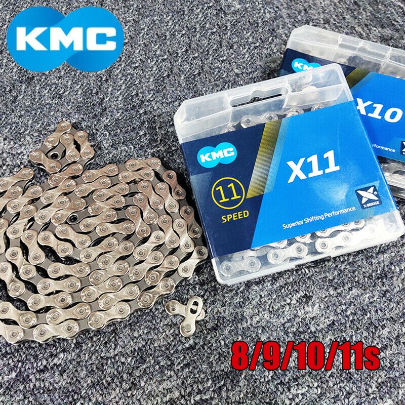 KMC MTB Bike Chains 8 9 10 11 Speed ketting Dubbele "X" Half 116/118 Links Fietsen Mountain Fiets chain Past Shimano SRAM Casstte