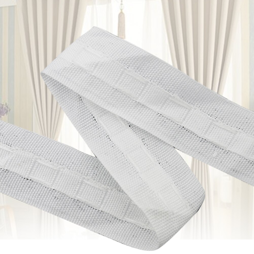 30mx3cm Curtain Heading Tape Strong Toughness Lightweight DIY Home Knit Craft Supply Accessories No Odor Pleat Shading Narrow