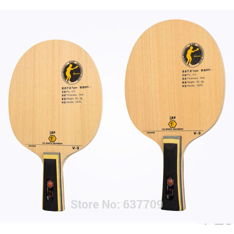 Originele 729 V-3 Tafeltennis Blade Kleine Viscaria Off + + Aanval Ping Pong Spel Met Hoge Snelheid En spin