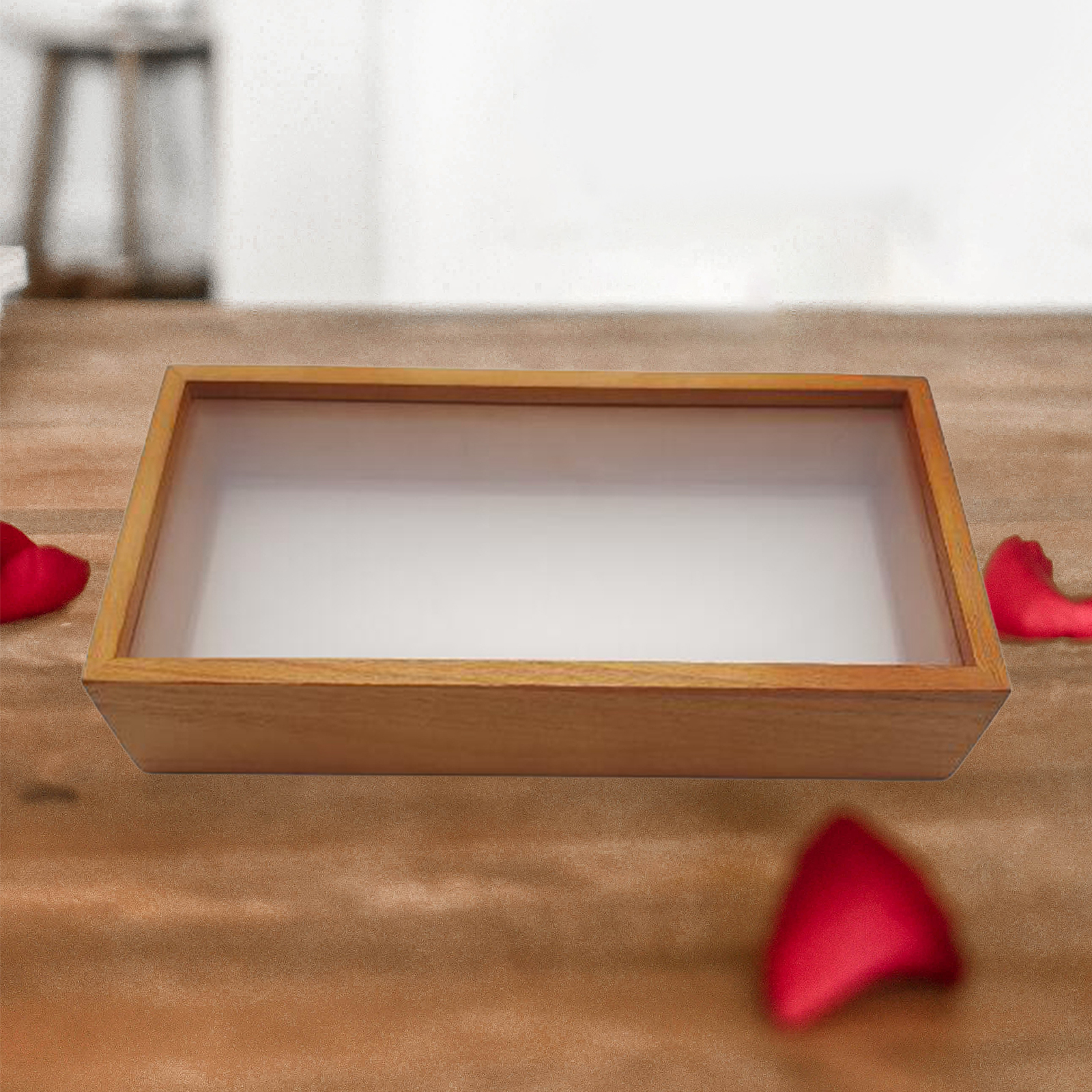Shadow Box Frame Fotolijst voor gedroogde bloemen Houten diepe gedroogde bloemendisplayframe voor memorabilia Award Foto's Boeket