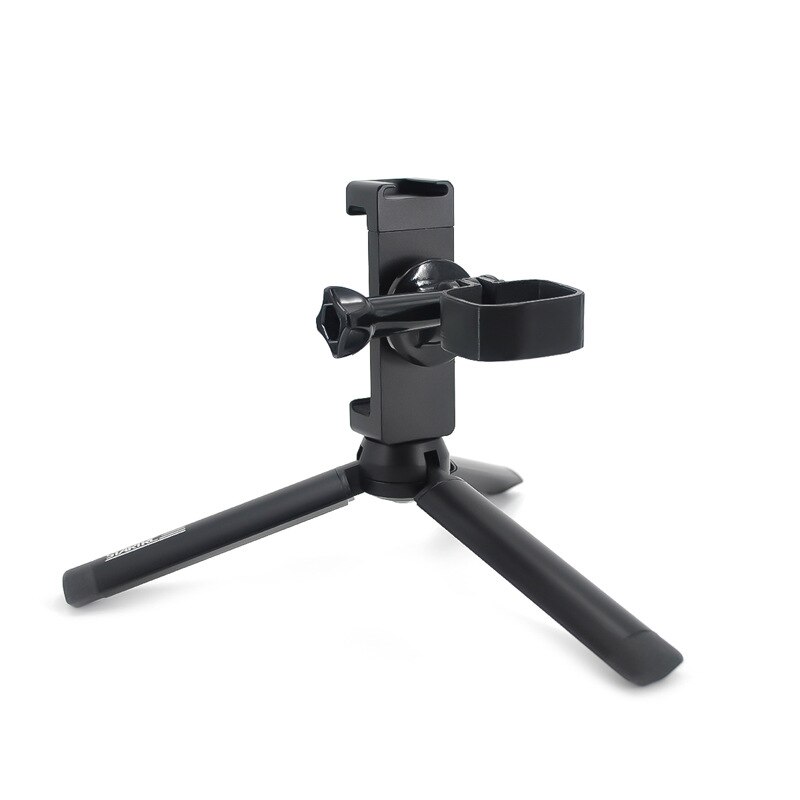 Handheld stativ halterung mit CNC telefon Clip Halfter halterung & LED-leuchten für FIMI Palme kamera gimbal zubehör Erweiterung Bausätze