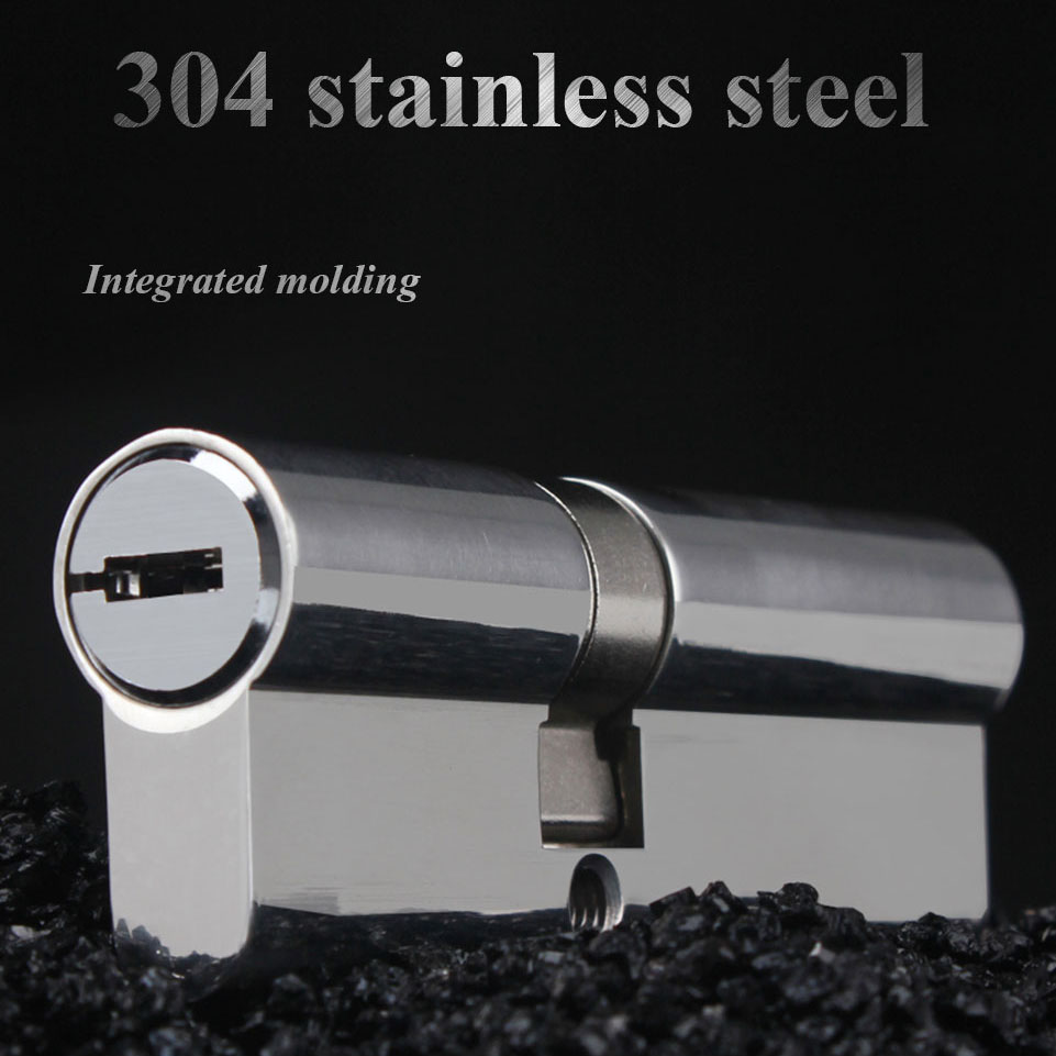 Super C Grade stainless steel Anti-theft door Lock Core Security Lock Core Cylinders Key 70mm-90mm Door Cylinder Lock 8 keys