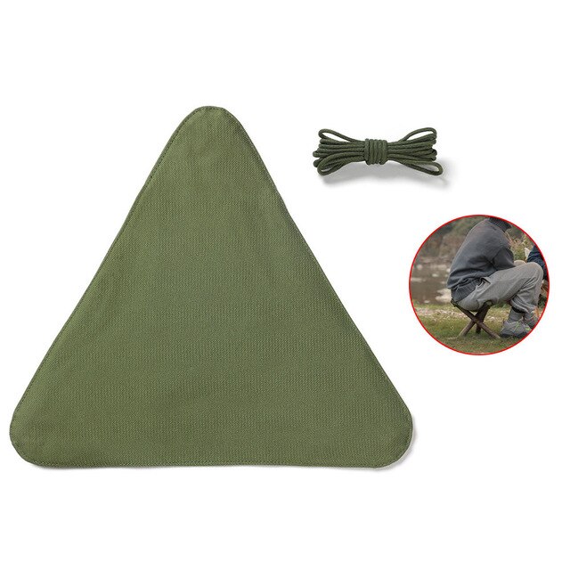 Portable Folding Tripod Stool Cloth DIY Waterproof Portable Camping Stool for Outdoor Camping Stool Hiking Fishing Stool: Default Title
