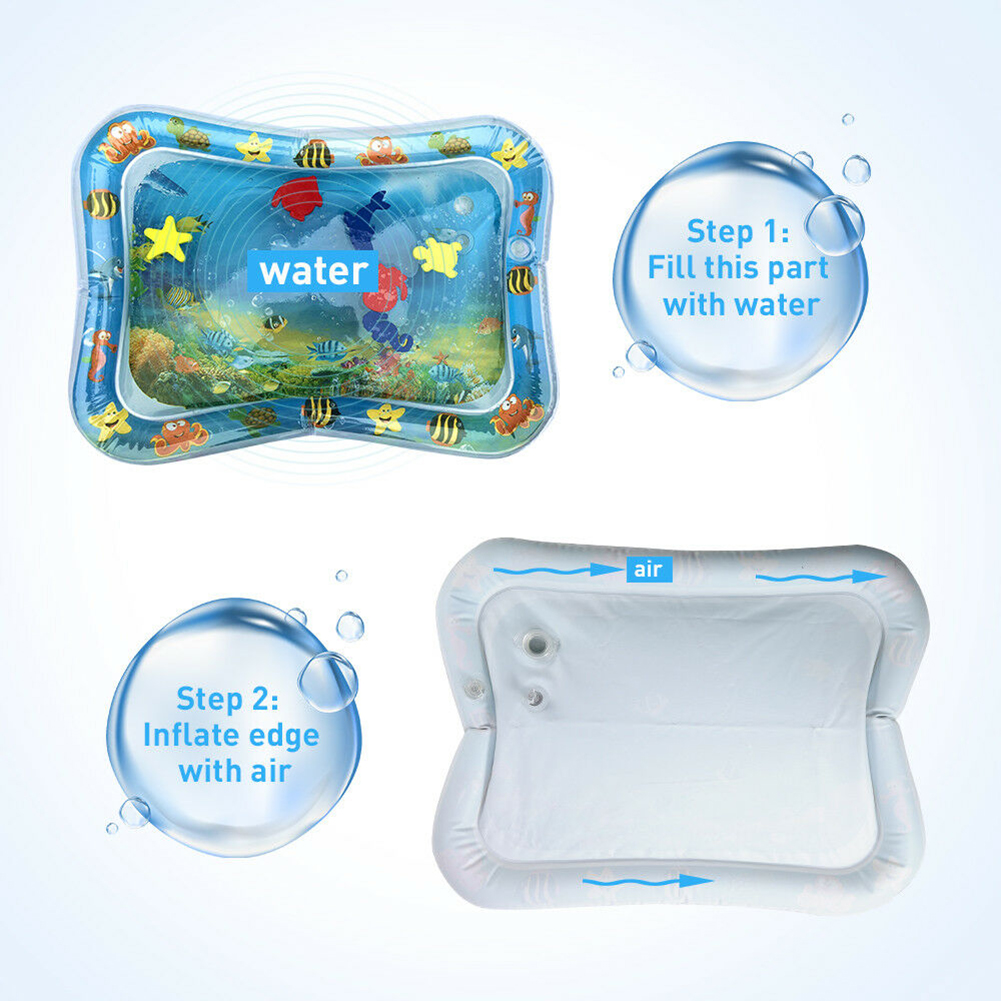 Mooie Opblaasbare Baby 'S Familie Water Mat Leuke Activiteit Spelen Centrum Games Pad