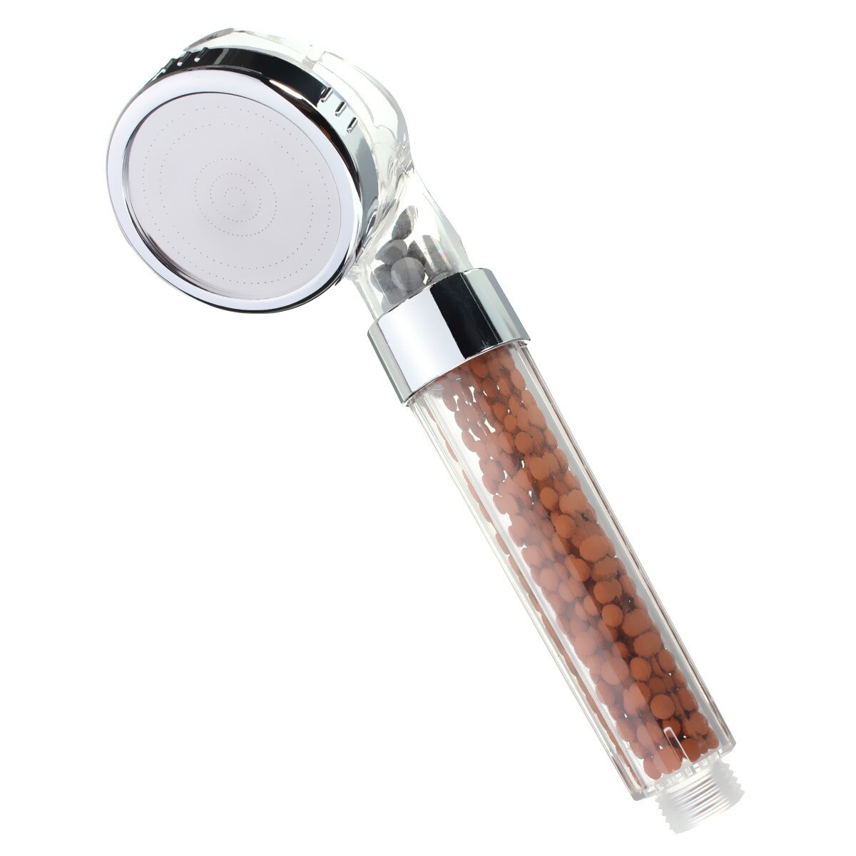 Handheld Water Saving Shower Head Bath Shower Nozzle Sprinkler Sprayer Filter Transparent Hand Shower Head Showerhead