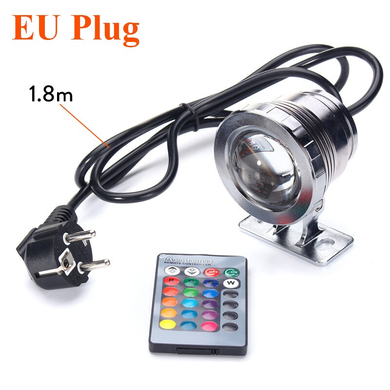 LED Flutlicht Unterwasser wasserdicht RGB Brunnen Pool Teich Aquarium Scheinwerfer Glühbirne Lampe Outdoor Garten AC DC 12V 110V 220V 15W: WHITE / 2700-9999 K / 20W
