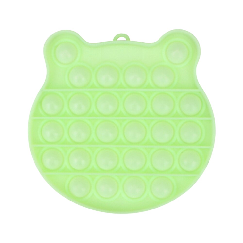 Children Fun Pressure Reduction Toy Autism Special Needs Push Pop Bubble Silicone Stress Reliever Sensory Fidget Toy: G