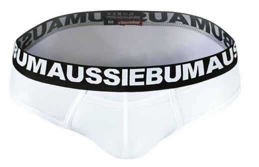 AUSSIEBUMJockstrap Swimwear Men is a stylish, comfortable, low waist tailoring: white / M