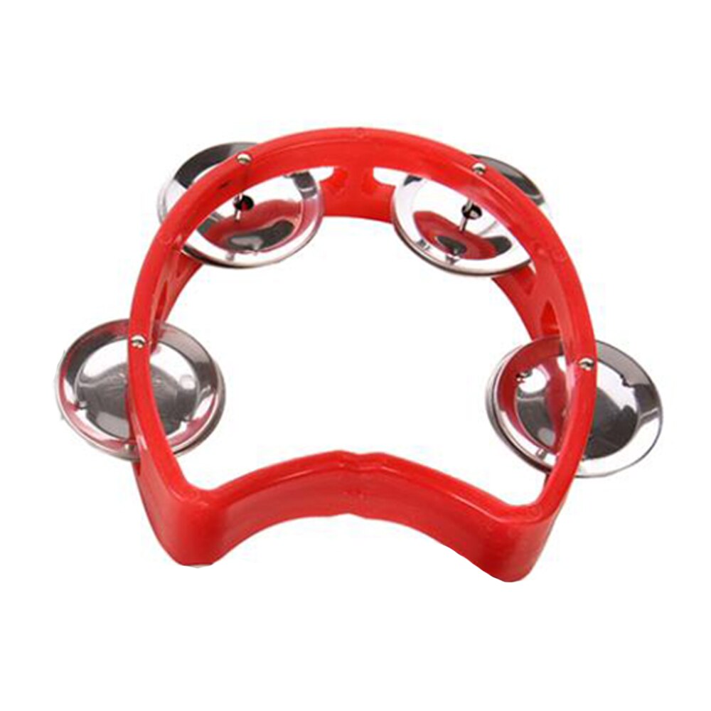 Music Tambourine Education Musical Instrument Tambourine Tambourine Youth Drum Set Musical Instrument Essential: Red