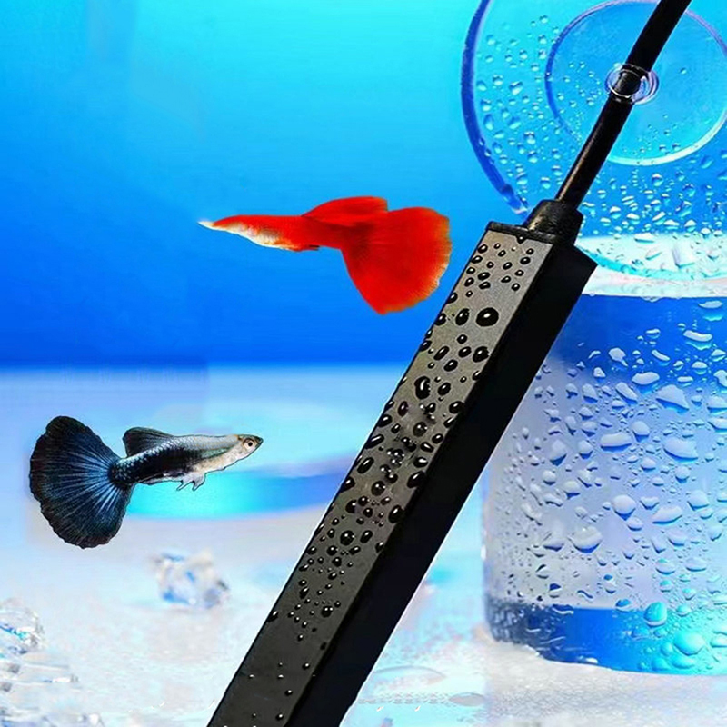 Mini calentador de acuario de 5/10W, carga USB para pecera pequeña, ahorro de energía, accesorios de protección contra sobretemperatura, 1 unidad