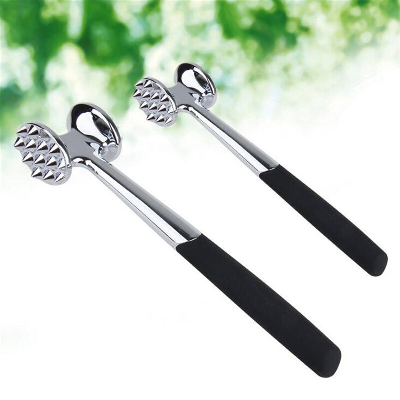 HONETREE 1 Pc Rvs Kip Vlees Hamer Metalen Biefstuk Hamer Tenderizer Keuken Koken Vlees Gereedschap H586