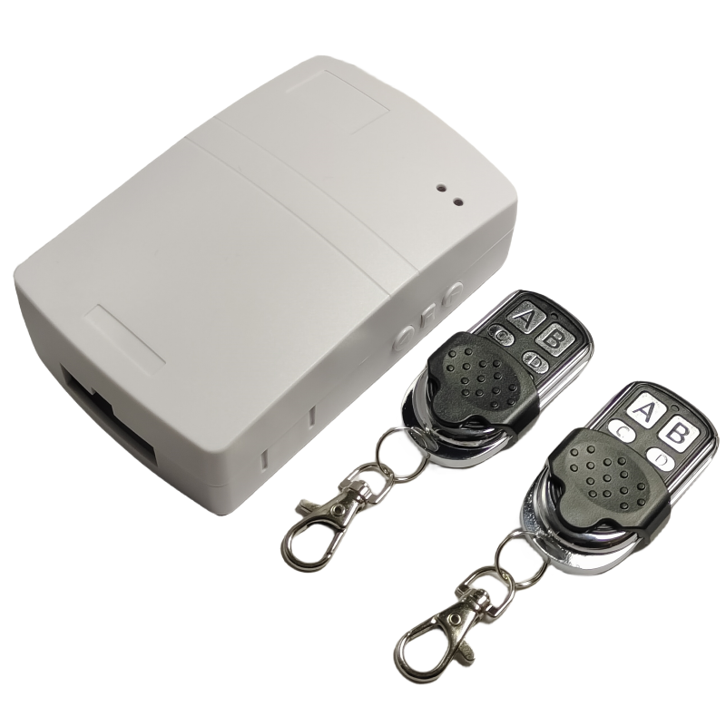 Universal Garage Shutter Box Motor Valve + 2 Remote Controls with External Control Terminal Block: GRAY