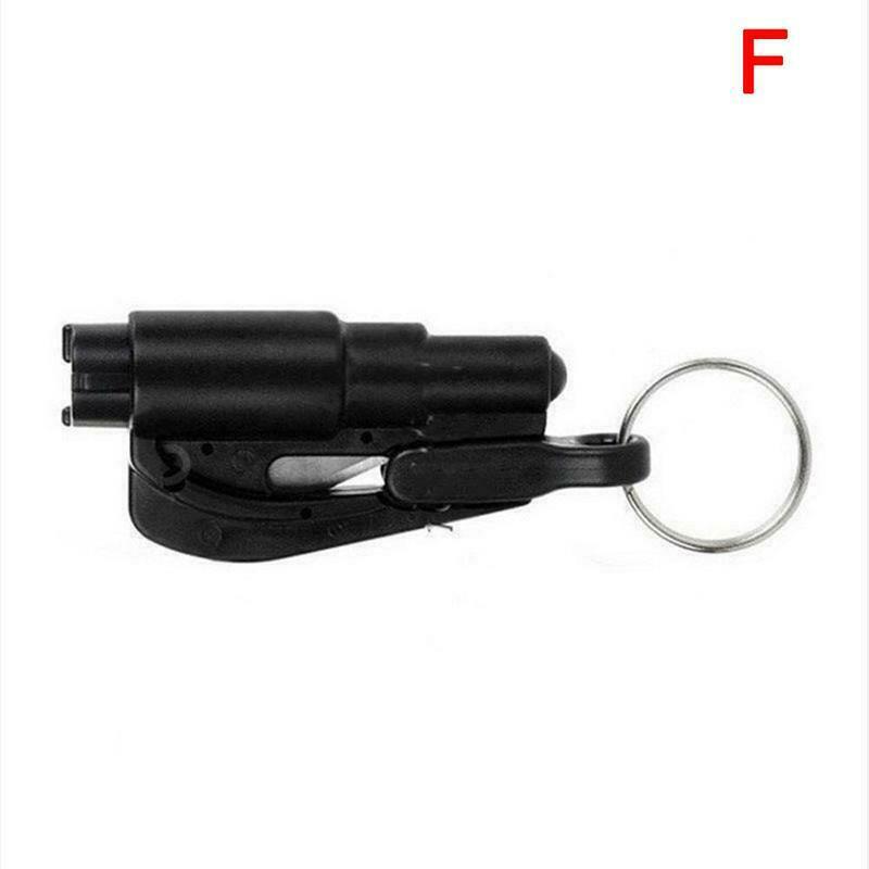 Drie-In-een Veiligheid Hamer Auto Ontsnappen Hamer Artefact Mini Multifunctionele Gebroken Glas Window Breaking Apparaat Voor Auto: Black