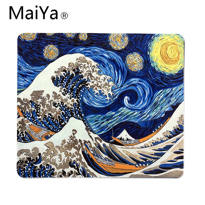 Maiya stor bølgekunst smuk anime musemåtte stor musemåtte tastaturer måtte