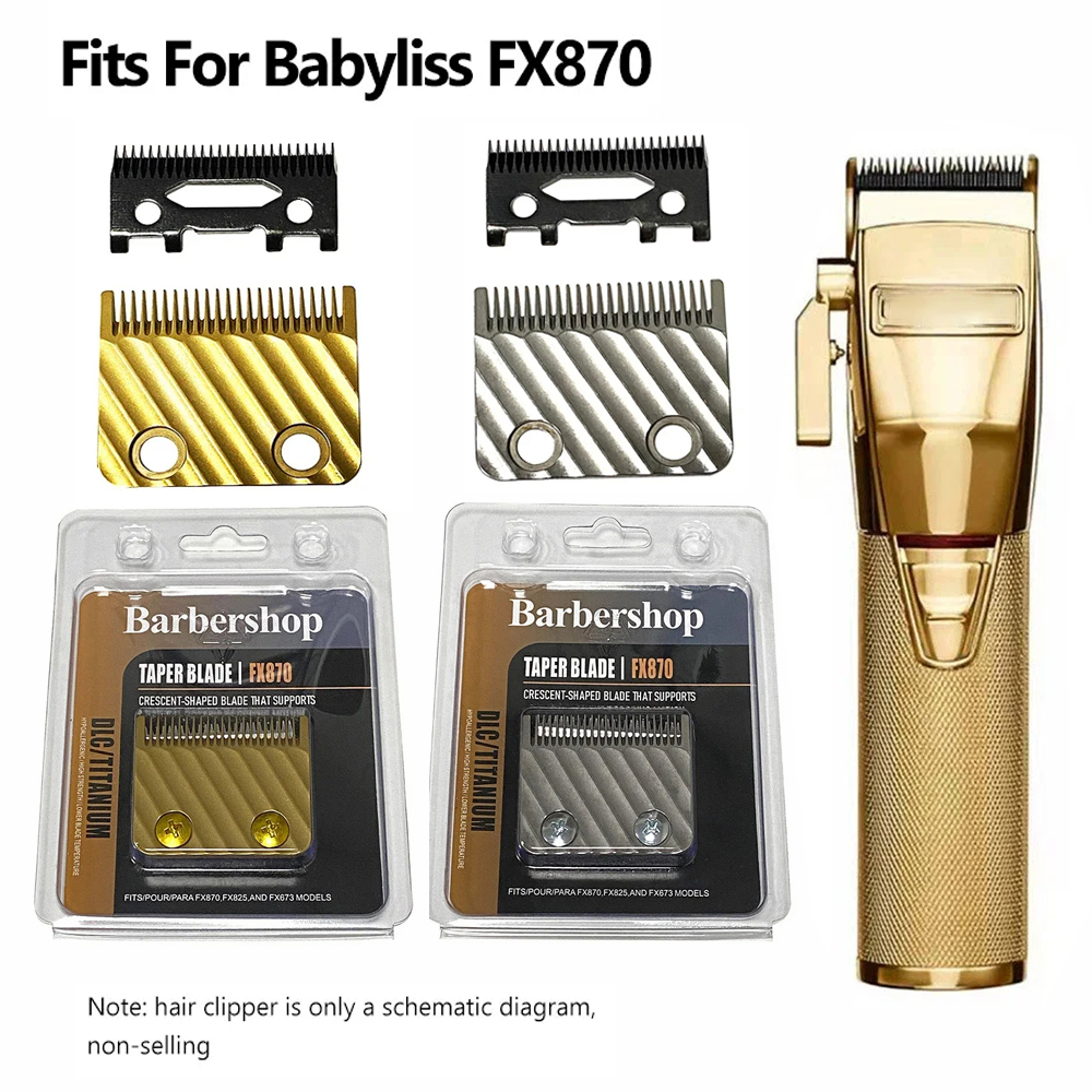 Hair Trimmer Replacement Blades Suitable For BabylissPRO Barberology FX870/FXF880/FX810/FX825/FX673N Clippers