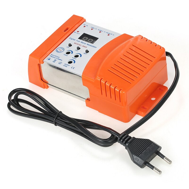 EU Plug ,Modulator High Performance Compact Rf Modulator o Video Tv Converter Rhf Uhf Signal Amplifier Ac230V Nstruments