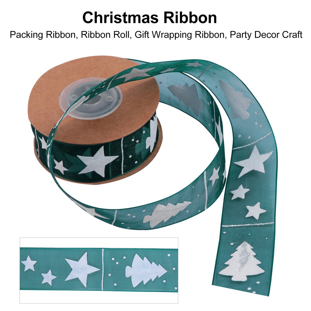 1 Roll of Decorative Transparent Wrapping Ribbon for Party