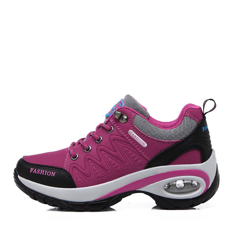 SENTA Brand Height Increasing Shoes Women Running Shoes Outdoor Sport Shoes For Women Sneakers Jogging Shoes: Pink / 5.5