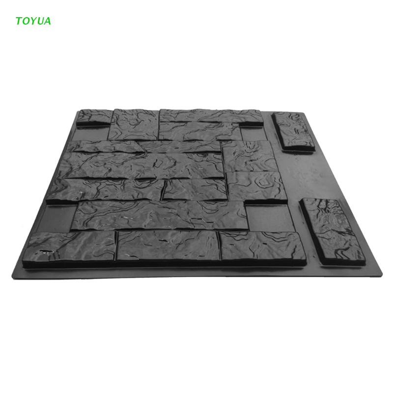 1XCC Vertical Concrete Stamps Wall Concrete Plaster Garden House Wall Stone Tiles