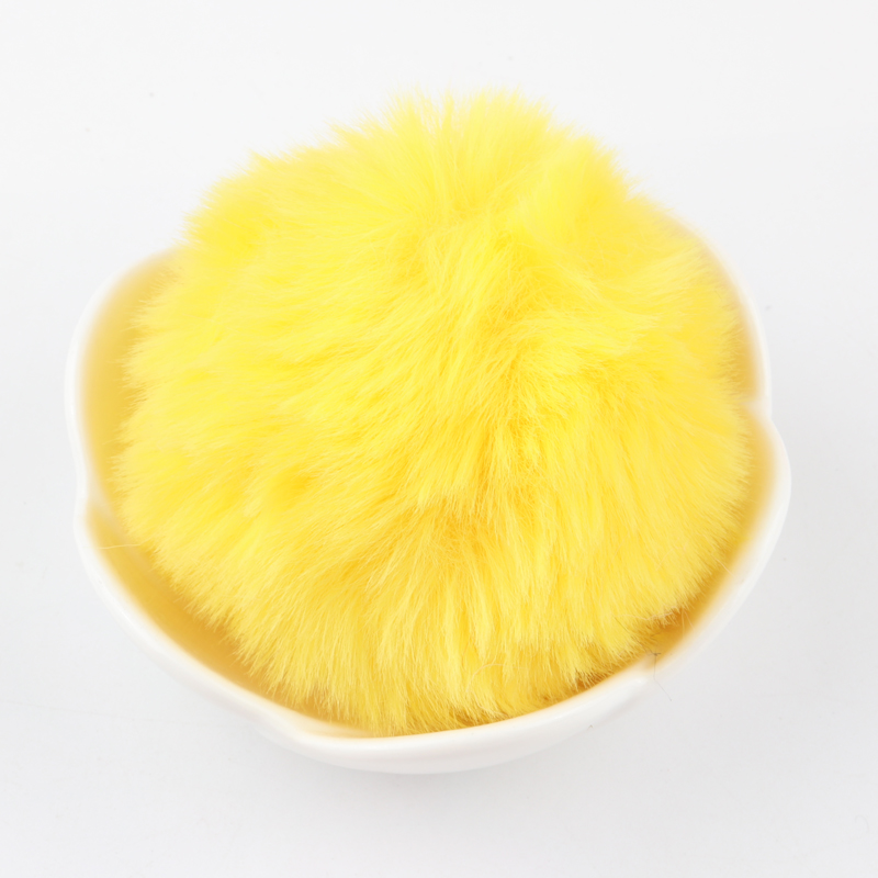 Bolas de pompón de piel de conejo Rex sintética, pompones suaves y esponjosos artificiales de 6cm y 8cm, pompones DIY, ropa hecha a mano, suministros para manualidades de costura: Pistola de metal / 3 XL