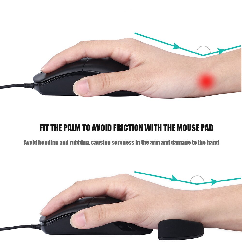 Ergonomic Streamline Mat Mouse Pad Silicon Gel Non-Slip Streamline Wrist Rest Support Mat Computer Mouse Pad For Office PC