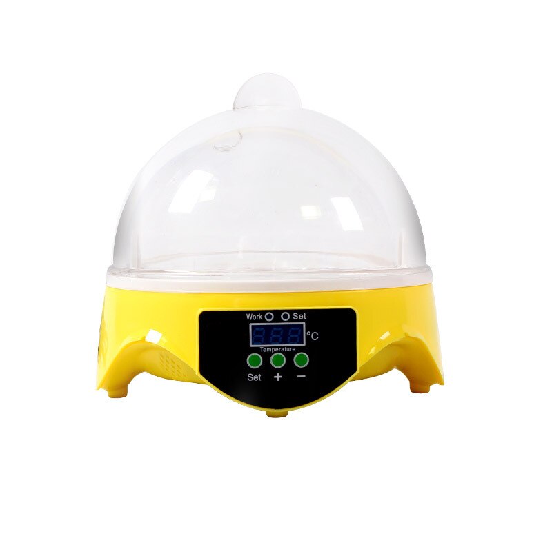 Mini 7 Eggs Incubator Poultry Hatching Machine Farm Automatic Intelligent Temperature Incubation Brooder for Chicken Duck Bird: Default Title