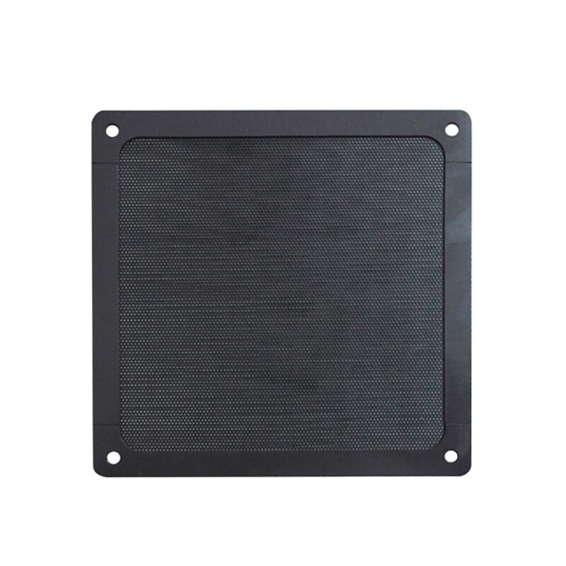 B0KA PVC Cooling Fan Dust Filter 12cm/14cm Desktop Computer Industrial Fan Filter Cover Dustproof Magnetic Net with Holes