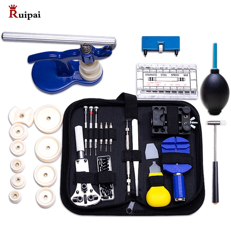 Uhrmacher Uhr Link Pin Remover Fall Opener Repair Tool Kit Set Opener Link Frühling Bar Remover Horlogemaker Gereedschap