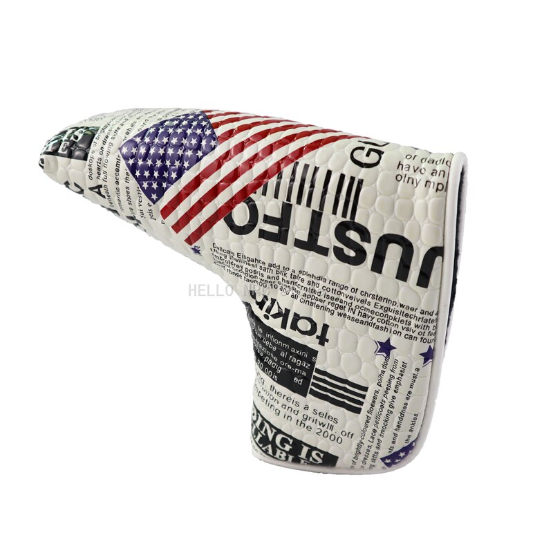HELLO NRC Golf Clubs Blade Putter Head Covers Mallet Headcovers 1PCS Thick PU for Men Women: Blade putter