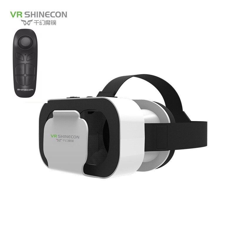 Shinecon Vr Doos 5 Mini Vr Bril 3D Bril Virtual Reality Bril Vr Headset Voor Google Kartonnen Smartp: VR SHINECON CONTROLL