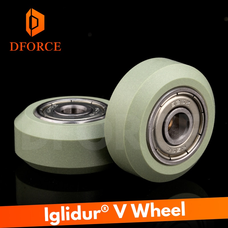 Dforce iglidur® v hjul 625zz pilsner høyt igus materiale produksjon v-spor v-type til ender 3 cr-10 3d skriver