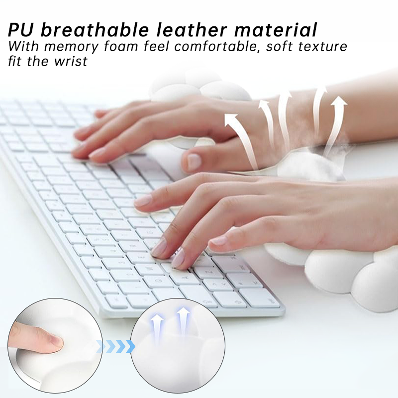 Wolken bilden Handballen auflage Anti-Rutsch-Schreibtisch matt Erinnerung Schaum Handballen auflage Ergonomisches Mauspad Eingabe Handballen auflage Büro zubehör