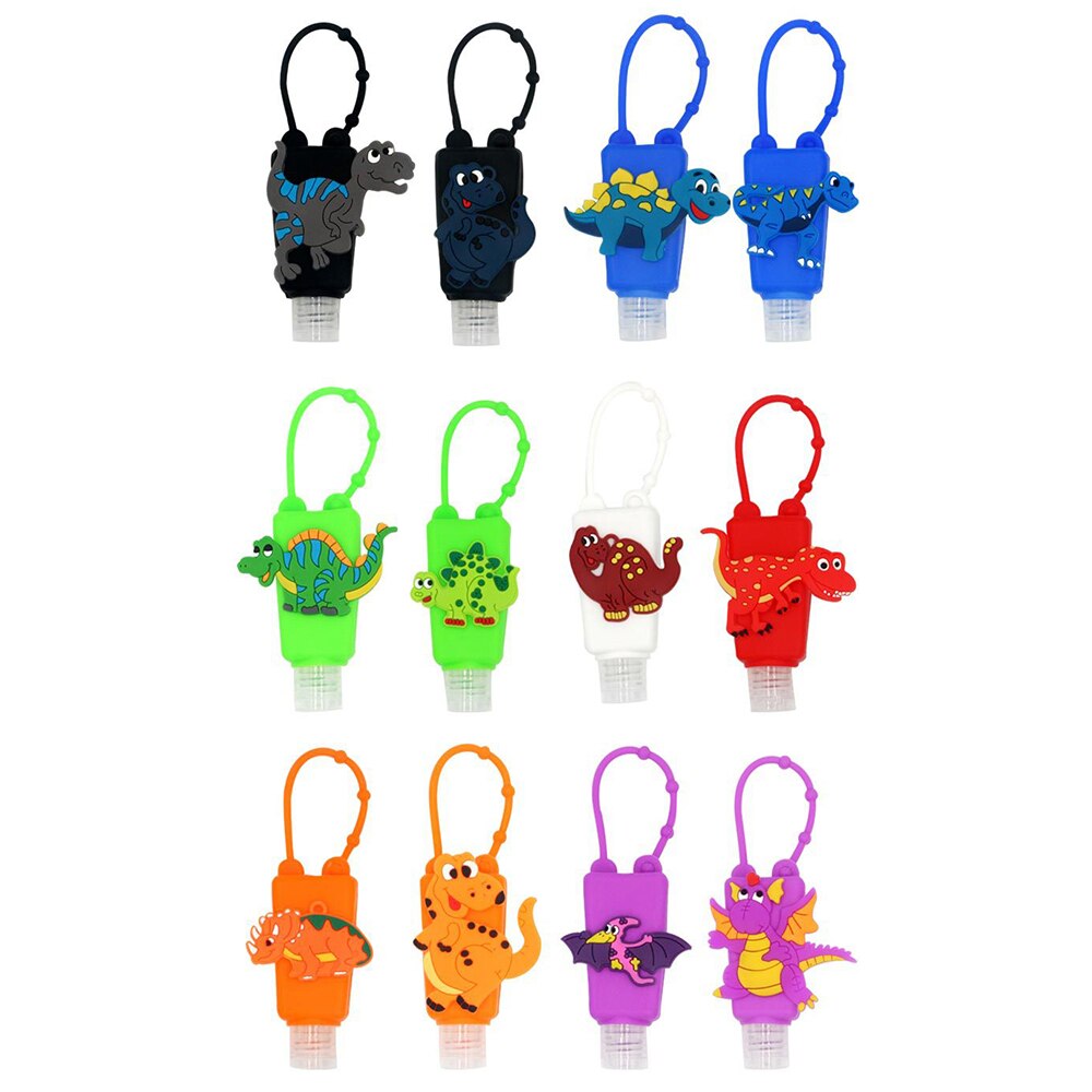 Mini Sanitizer Gel Houder Hervulbare Hand Gel Dispenser Met Sleutelhanger Mini Desinfectie Houder Voor Kinderen School Xmas Hallowee: 4