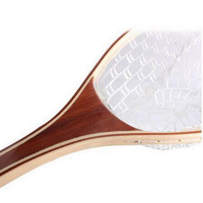 HobbyLane Outdoor Sports Fishing Rubber Dip Net Wooden Handle Floor Net Fly Fishing Nylon Net Squid Net Fishing Supplies